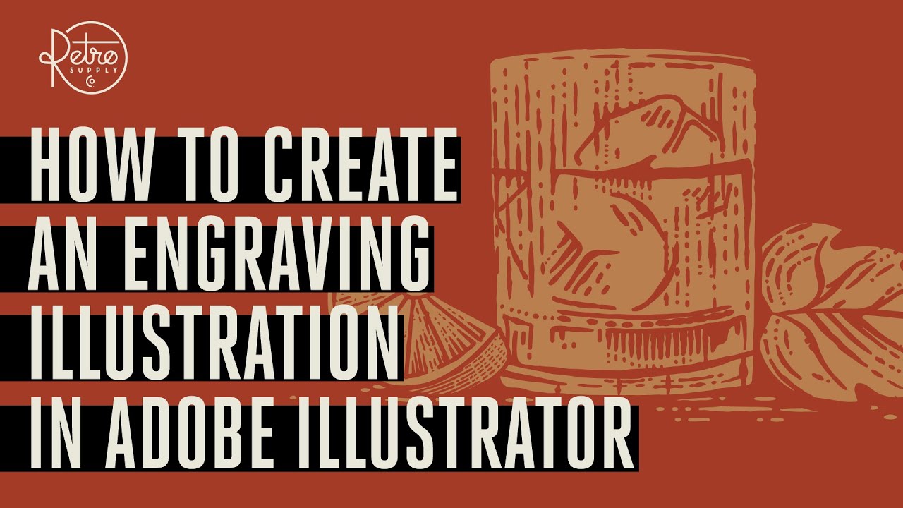 How To Create An Engraving Illustration In Adobe Illustrator Youtube