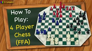 How to play 4 Player Chess (Free For All) screenshot 1