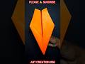 How to make a simple paper plane easy craft #viral
