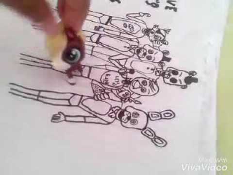 MEUS DESENHO DE FIVE NIGHTS AT FREDDY