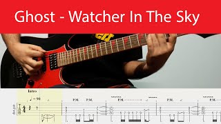 Ghost - Watcher In The Sky Main Riffs With Tabs(D Standard)