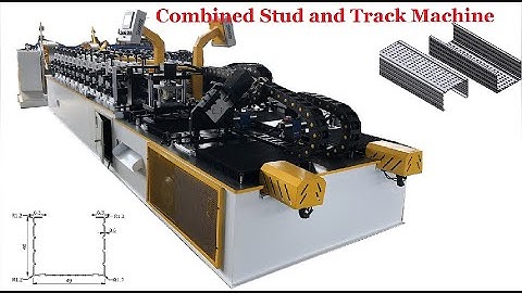[ZHONGTUO] Combined stud and track roll forming machine