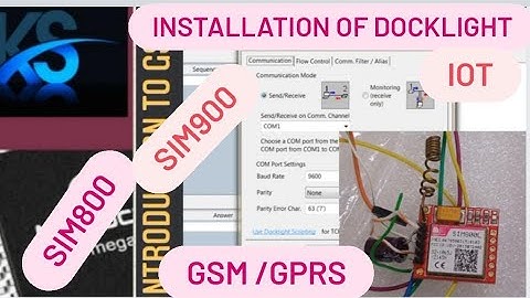02 - Installation Doclight serial software sim900| GSM | GPRS | #avr #atmega32 #atmel #atmega16