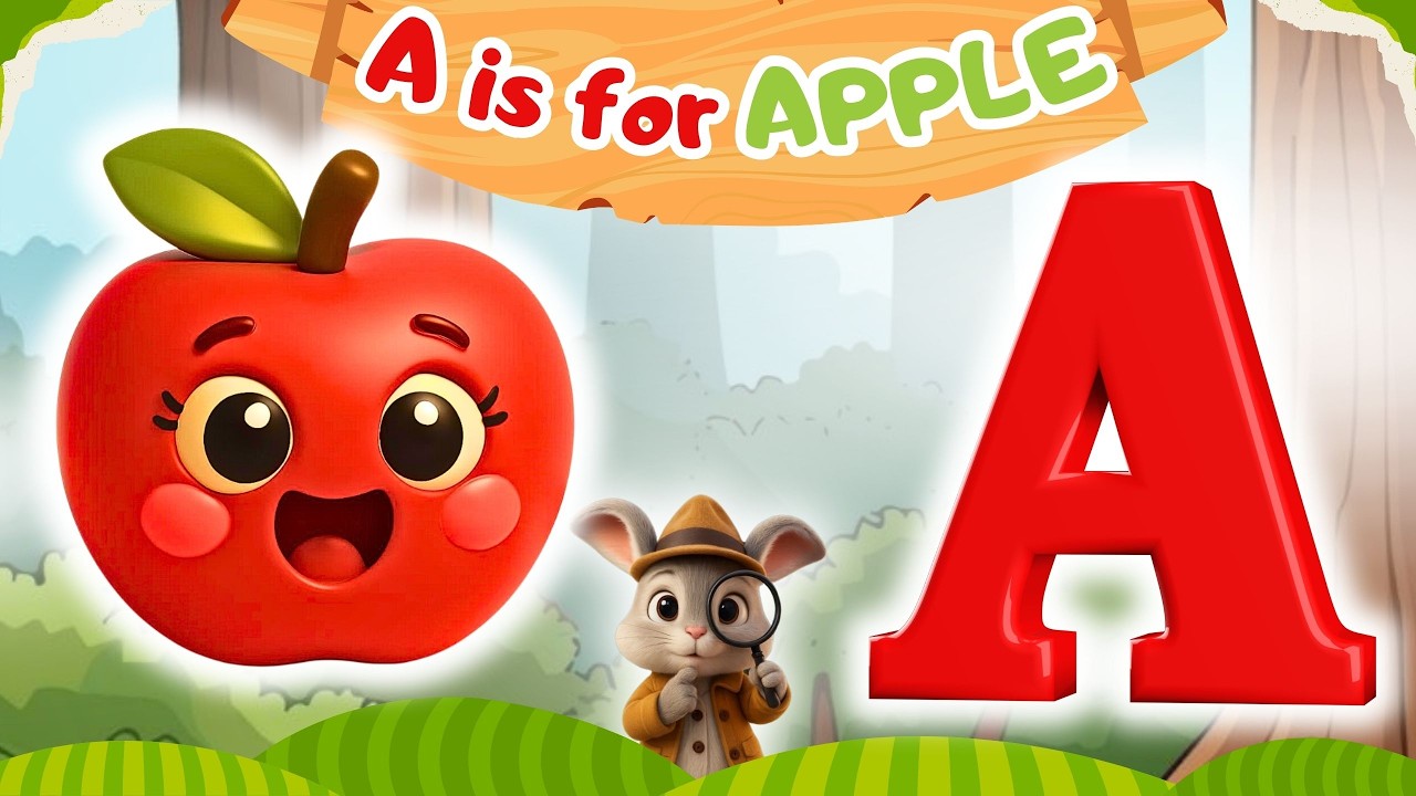 ABC Song 🎵 A is for Apple | ABC Phonics Fun | Preschool ABC - YouTube