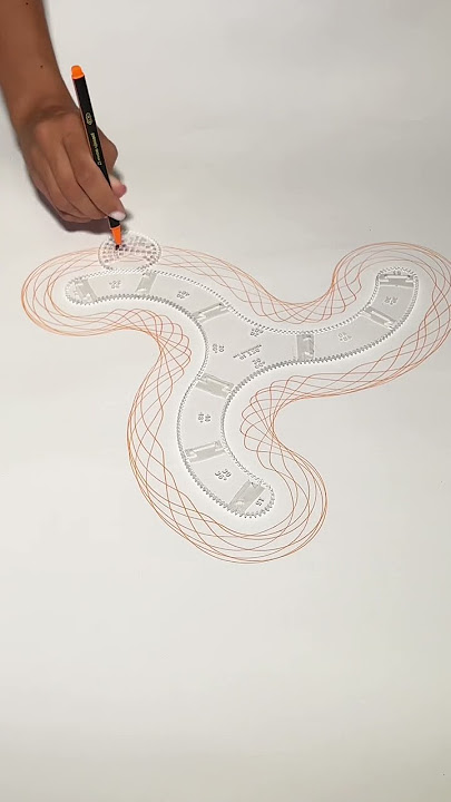 Hypnotic spiral on spirograph ✨ #spirographdrawing #drawingonspirograph #satisfying
