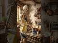 POV: A Skeleton Is Boiling Eggs for the Most Perfect Egg Sandwich 💀🥚🔥 Egg Recipes #shorts