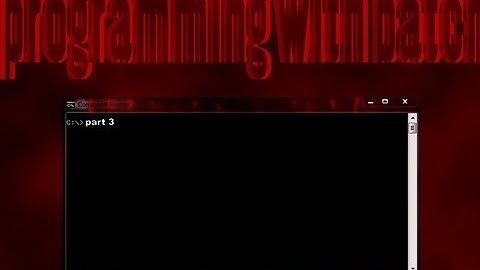 programming with batch part.3(if command)