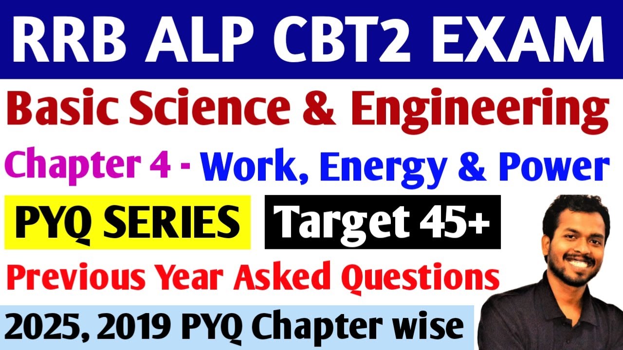 PYQ Series | Chapter - Work, Energy and Power | Previous Year Paper | Basic Science and Engineering