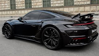 2023 Porsche 911 Turbo S - Full Black/Blue  Carbon 911 By_Top_Car Design!