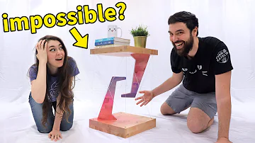 Making a Mind-Blowing *Impossible* Tensegrity Table!