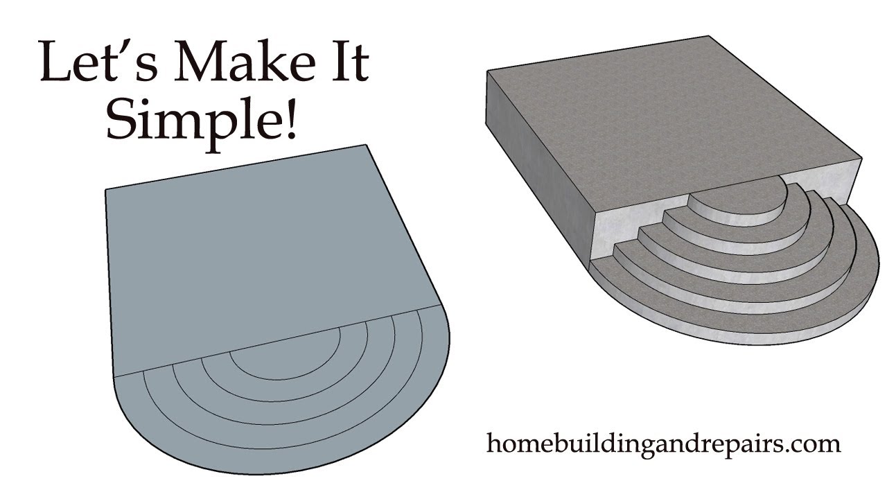 How To Build Half Circle Steps