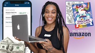 SIMPLE Online side hustle selling coloring books on Amazon 🤑