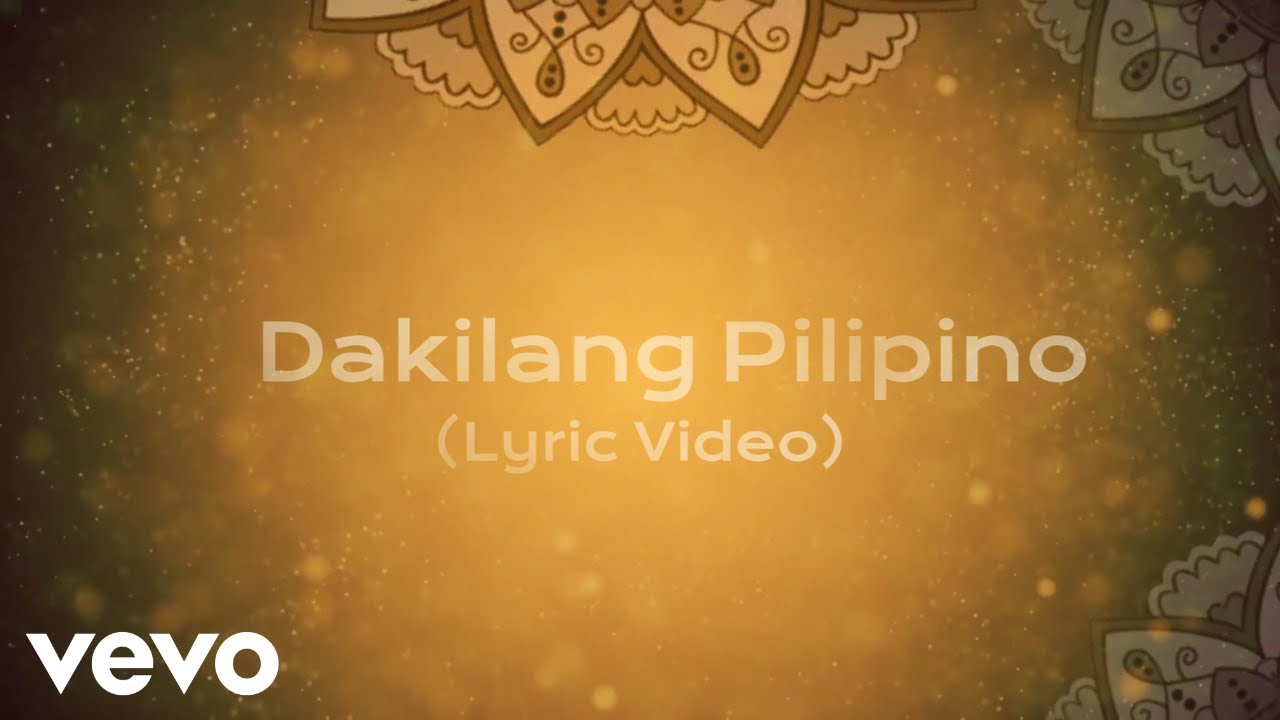 Dakilang Pilipino A National Heroes Day Song  Lyric Video