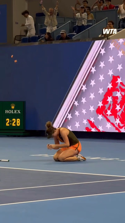 Linda Noskova to her first Wta 1000 Final #ChinaOpen #LindaNoskova #JessicaPegula