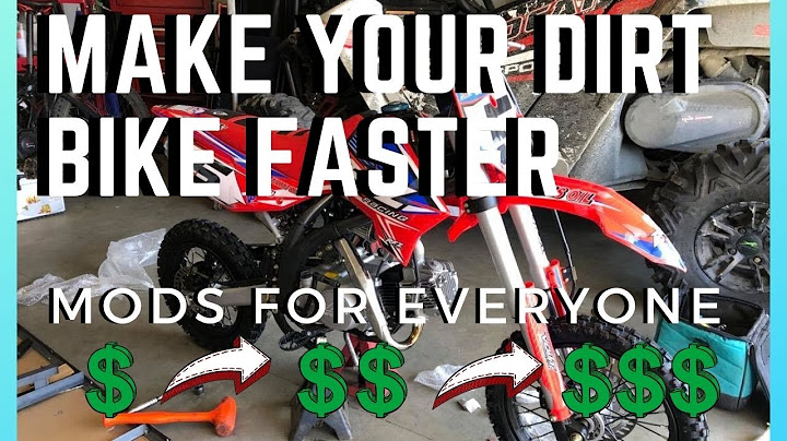 Top 10 Best Dirt Bike Mods To Go Faster!