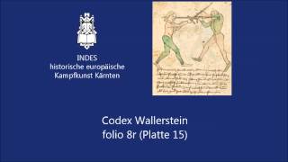 INDES Technikvideo: Codex Wallerstein folio 8r (Platte 15)