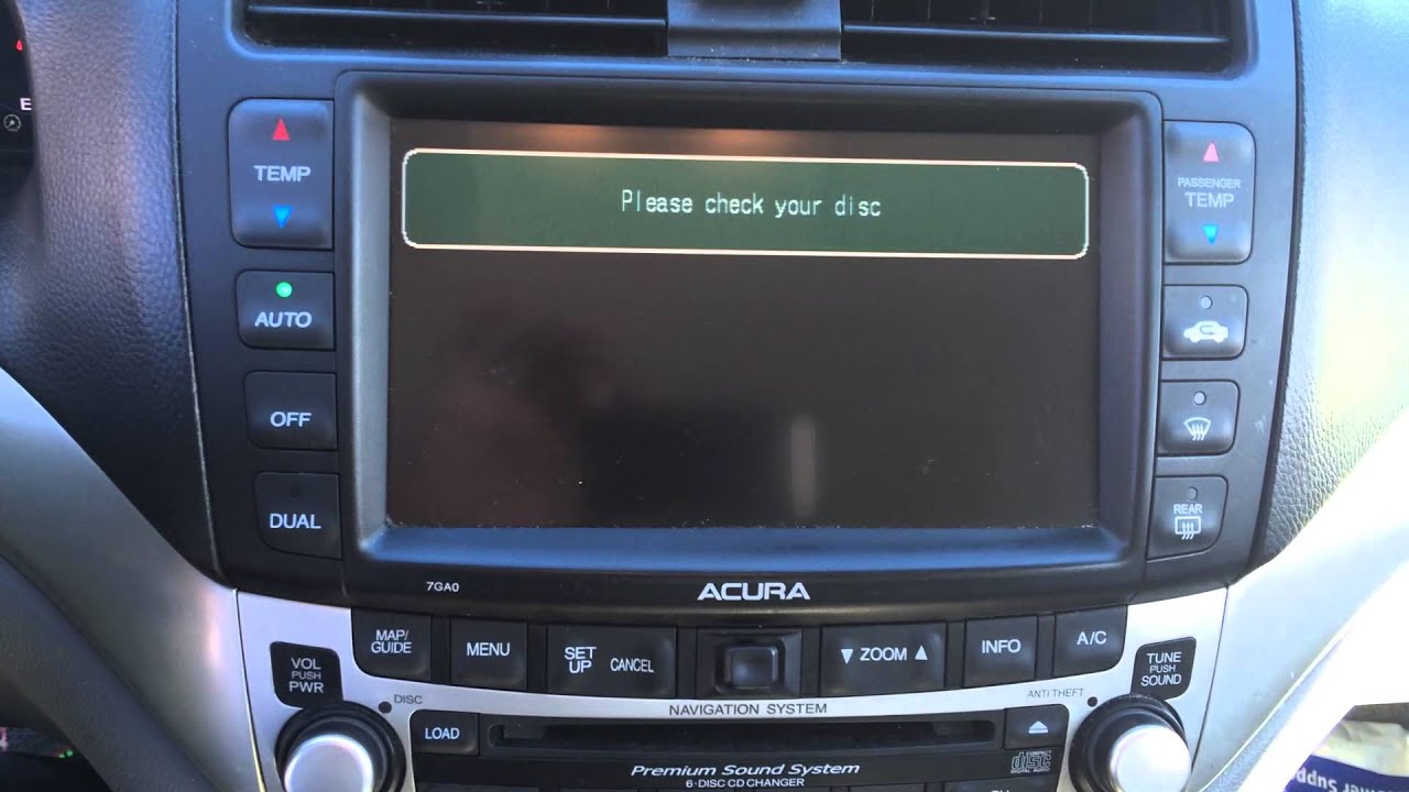 2004 acura tl navigation dvd