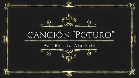 Cancin Poturo de Benito Almonte, cantante y compos...