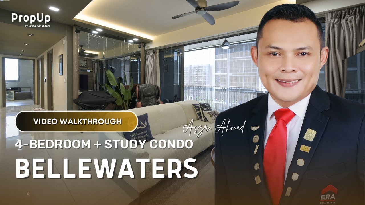 Bellewaters 4-Bedroom + Study Condo Video Walkthrough - Aszri Ahmad