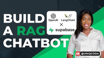 RAG Chatbot Architecture || Langchain, OpenAI GPT-4 and Supabase || Part 1 of 2