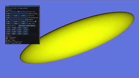 Geometric Modeling 1 - Project #1 Raycasted Ellipsoid