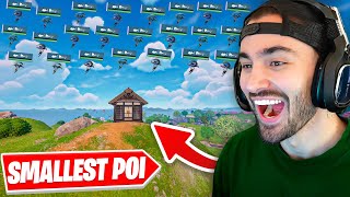 I Got 100 Players To Land At The Smallest Poi In Fortnite History