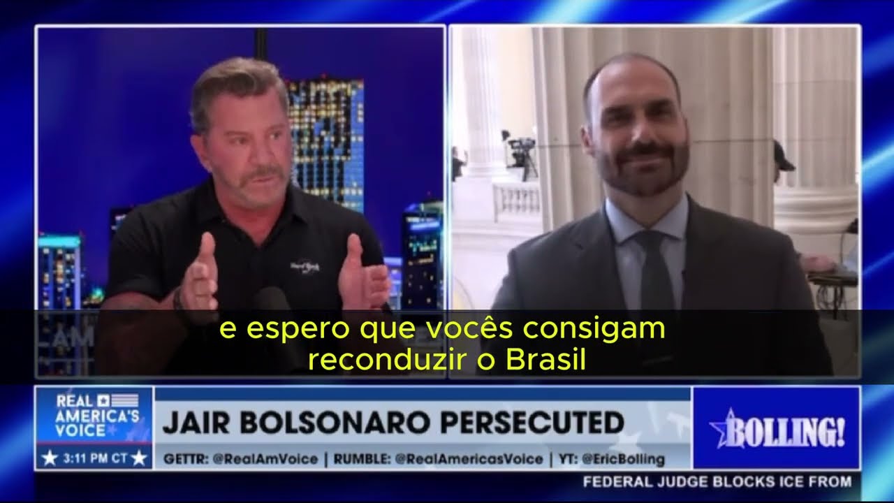 Fui ao ar nos EUA para falar contra censura no Brasil!