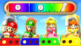 Mario Party 9 - Minigames - Mario vs Peach vs Luigi vs Daisy - Master CPU