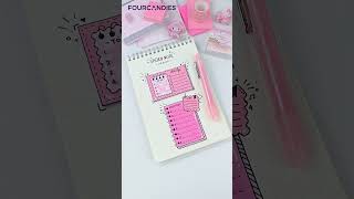 Pink sticky note journal idea 🎀