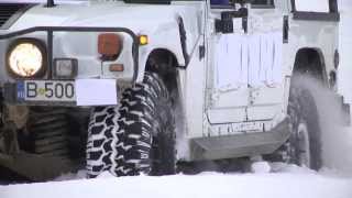 Ghe-O vs Hummer  on snow