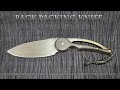 KNIFE MAKING / BACK PACKING KNIFE 수제칼 만들기 #111