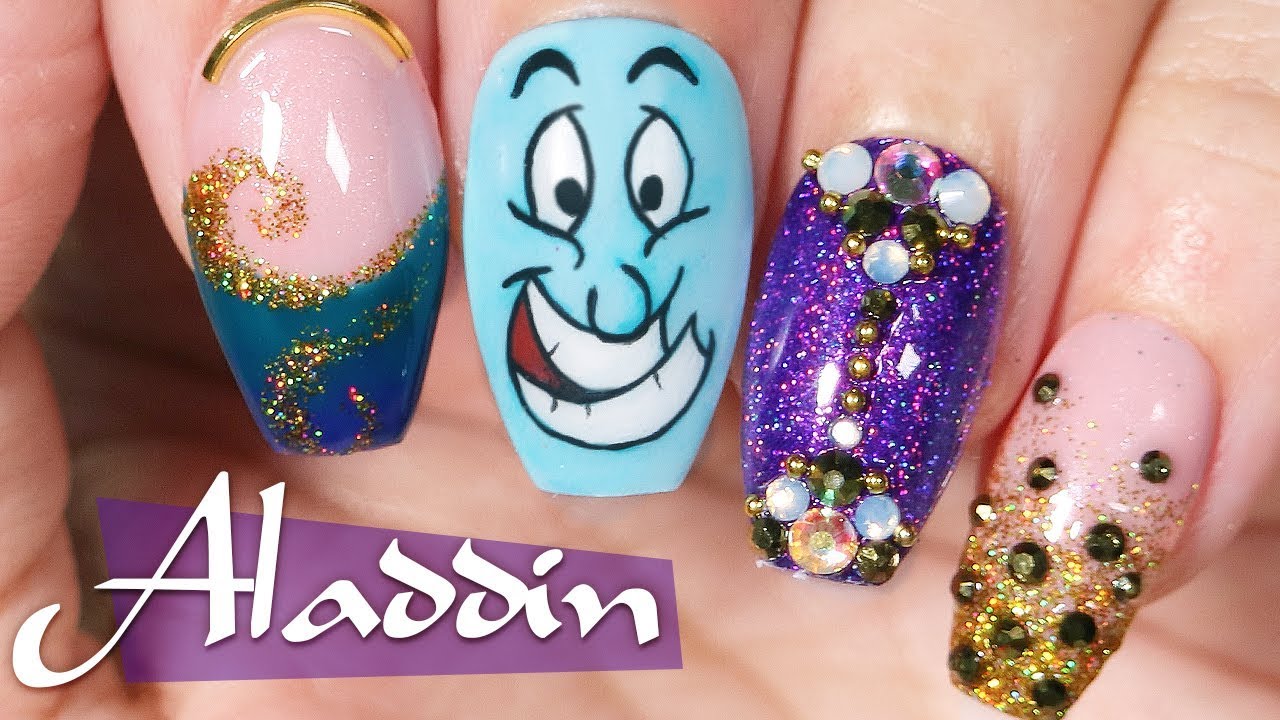 6. "Jafar Nail Art Tutorial Inspired by Disney's Aladdin" - wide 8