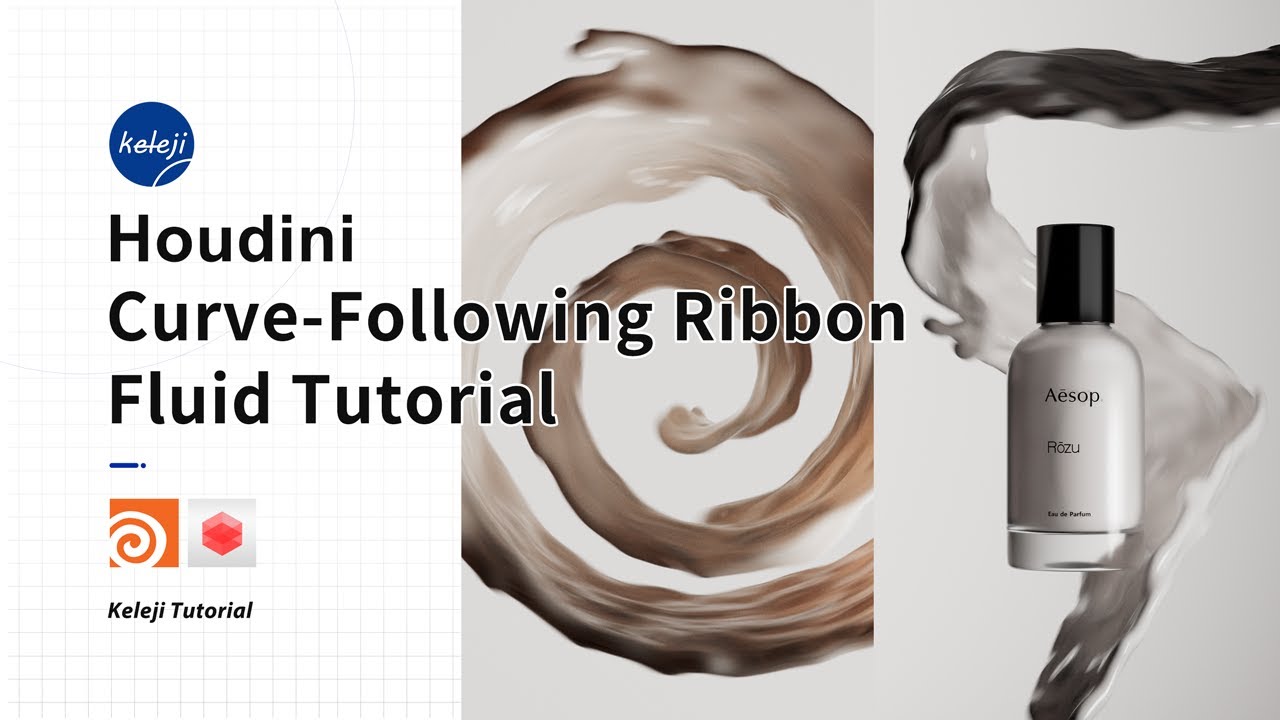 Houdini Flip fluid to curve tutorial-SIM&Render - YouTube