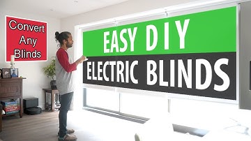 DIY Electric Blinds. Save $$$!!! Here