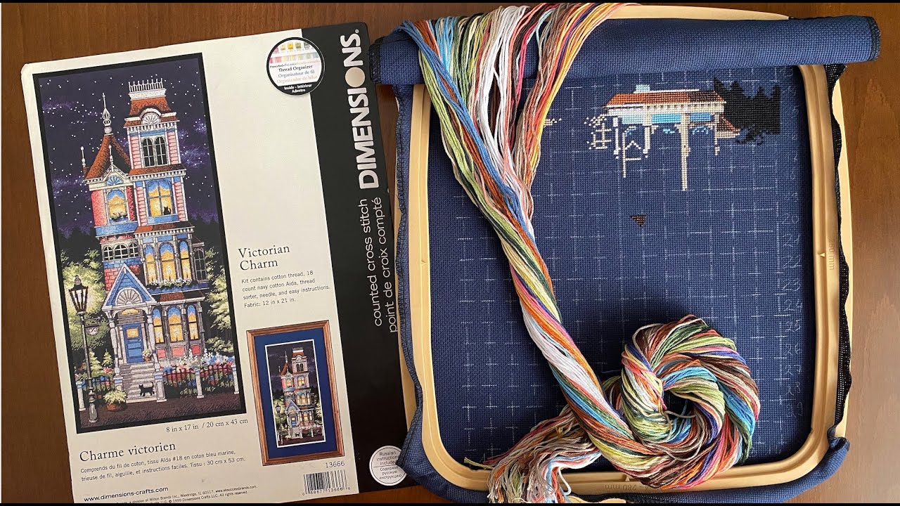 Вышивка. Dimensions Victorian Charm 13666 / "Викторианский шарм", весенний старт