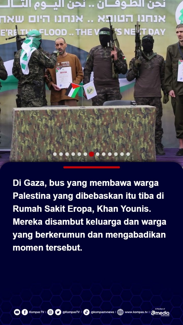369 Warga Palestina Akhirnya Dibebaskan Israel, Ditukar dengan 3 Tawanan Hamas