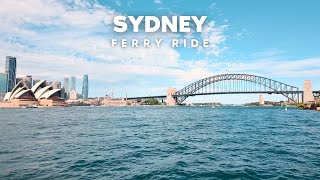 Sydney Ferry Ride | FPV | 4K