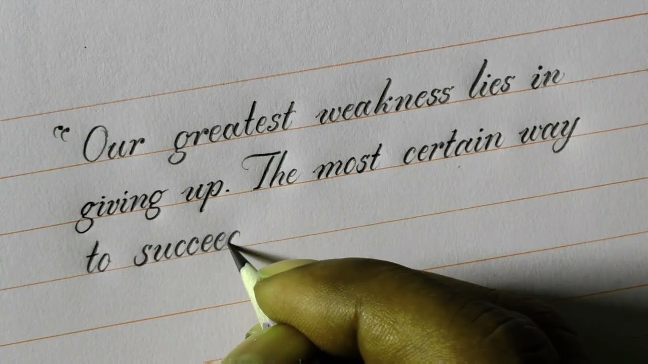 best and neat pencil handwriting | cursive writing pencil calligraphy 