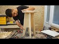 Make a stool out of pallets / Paletten tabure yapımı / How to make stool from pallets