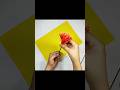 Easy paper flower make idea 💐 /paper craft flower idea / #dailycraftidea #ytshorts #diy #shorts