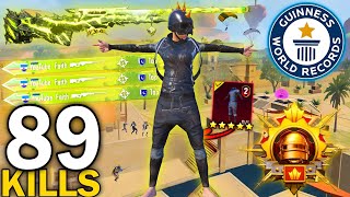 89 Kills😱MY HARDEST GAME in RANKED CONQUERORS LOBBY🥵Solo Vs Squad | PUBG Mobile