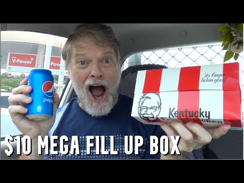 Could This Be The Best $10 Meal Deal Ever?  KFC Mega Fill Up Box Review