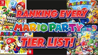 RANKING EVERY MARIO PARTY! (First Tier List!) @MarioKartGamerDude