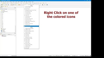 How to enable a toolbar in QGIS: Shape Digitizing Toolbar as an example