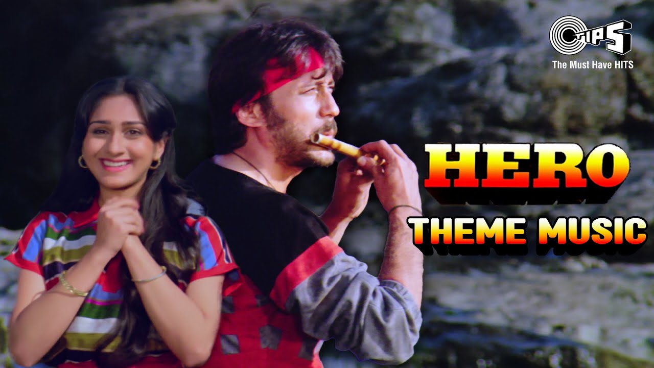Hero Theme Video Song Flute  Jackie Shroff Meenakshi Seshadri  80s Hindi Hits