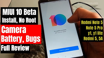 Install MIUI 10 Beta without unlocking bootloader Review with Camera, Battery | Hindi | BintooShoots