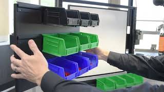 BOSTONtec® Ergo●Chat | Bin Rail Arm