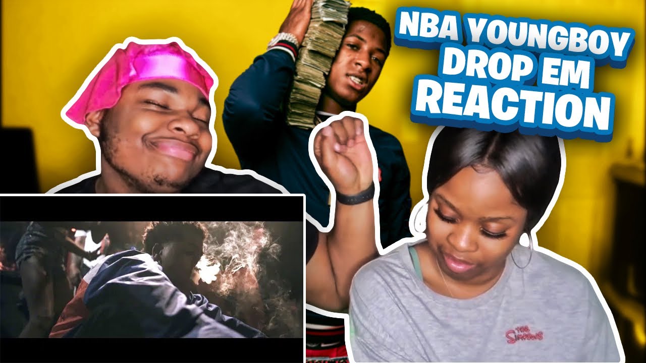 COUPLE REACTS TO NBA YOUNGBOY”DROP EM” MUSIC VIDEO (hilarious reaction)