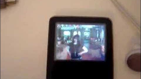 My iPod Nano playing videos!