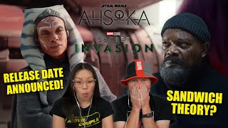 Ahsoka  Series Official Release Date + New Secret Invasion TV Spot // Reaction &amp; Review